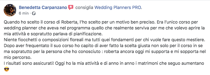 recensione wedding planners pro
